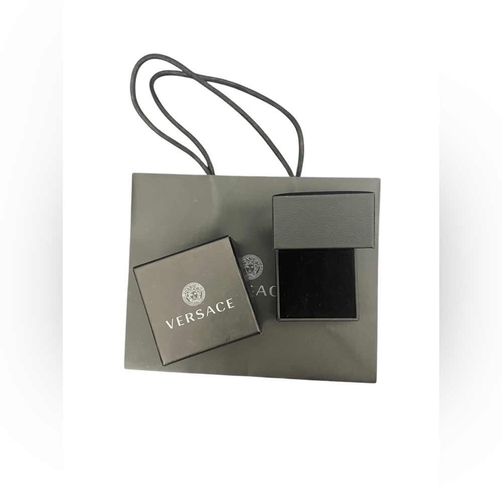 Versace Black and Gray Jewelry Box Set